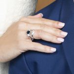 Sapphire Diamond Engagment Ring