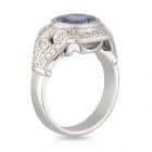 Round Tanzanite Ring