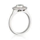 Round Emerald Round Bezel Ring