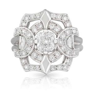 Diamond Crest Ring