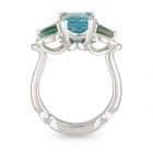 Blue Green Deco Ring