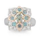 Alexandrite Clover Ring