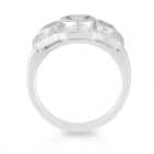 Grey Spinel Ceylon Pink Sapphire Diamond Ring