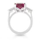 Rubellite Tourmaline Diamond Ring