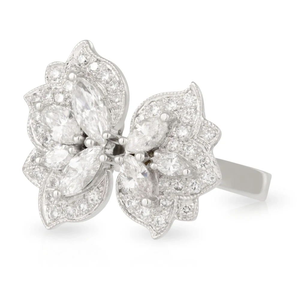 Angelique Alexis Engagement Ring Front Side