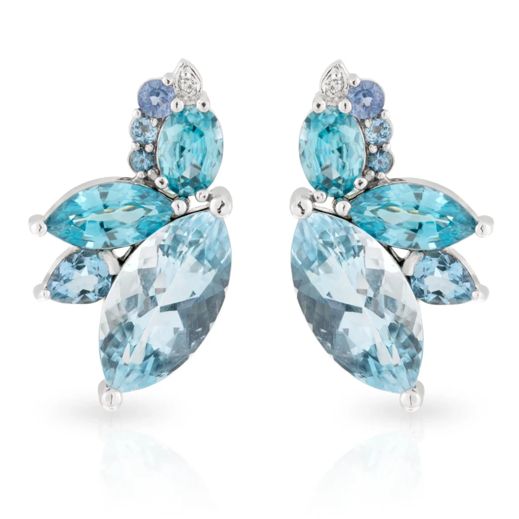 Angelique Blue Earrings