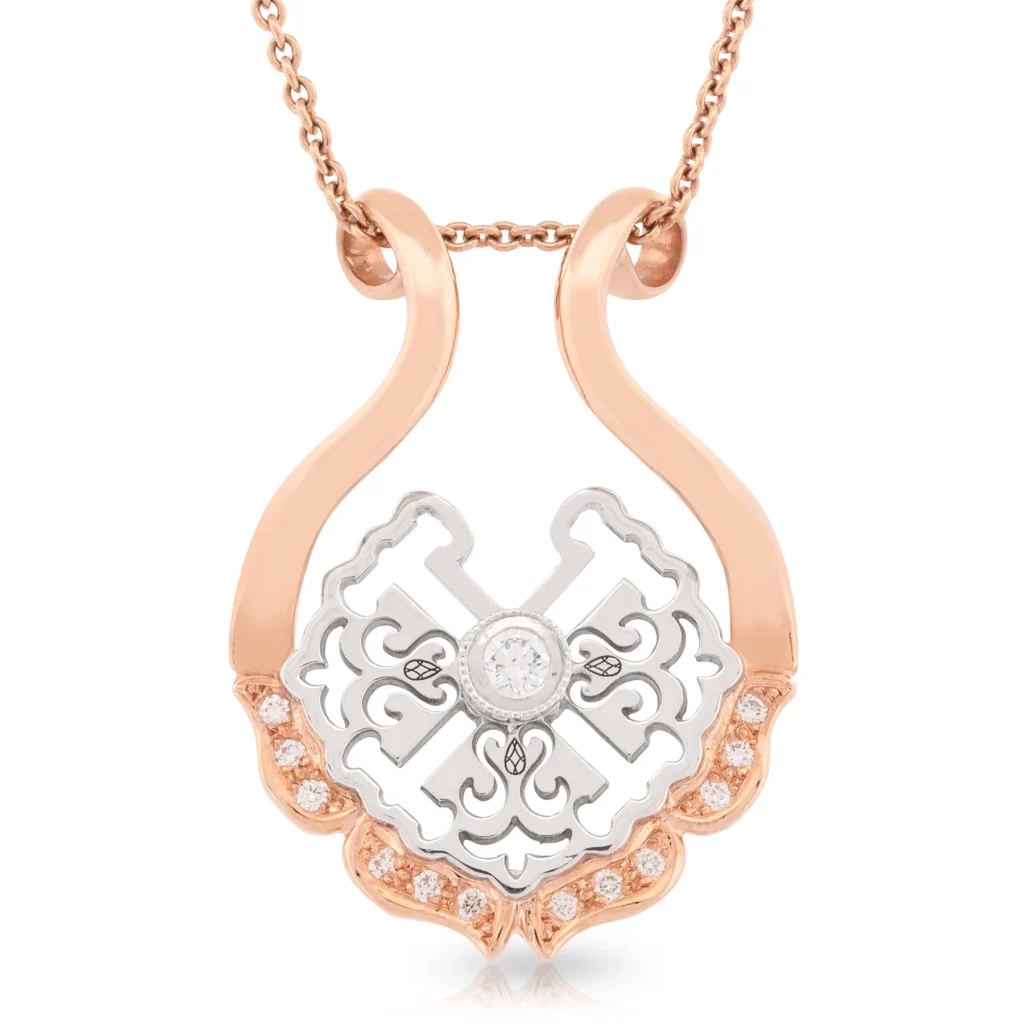 Artisans Crest Ring Keeper Pendant