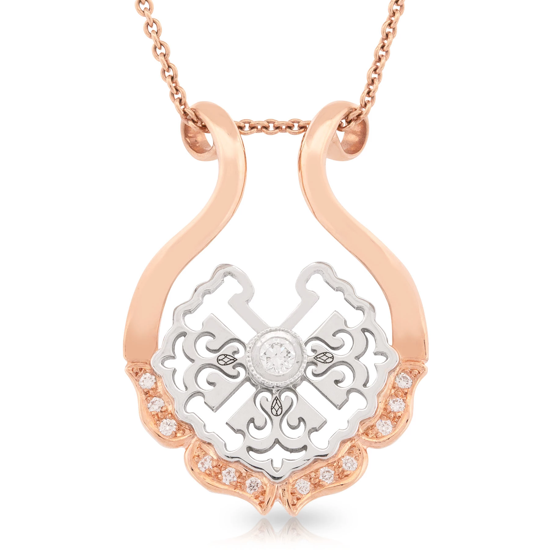 Artisans Crest Ring Keeper Pendant