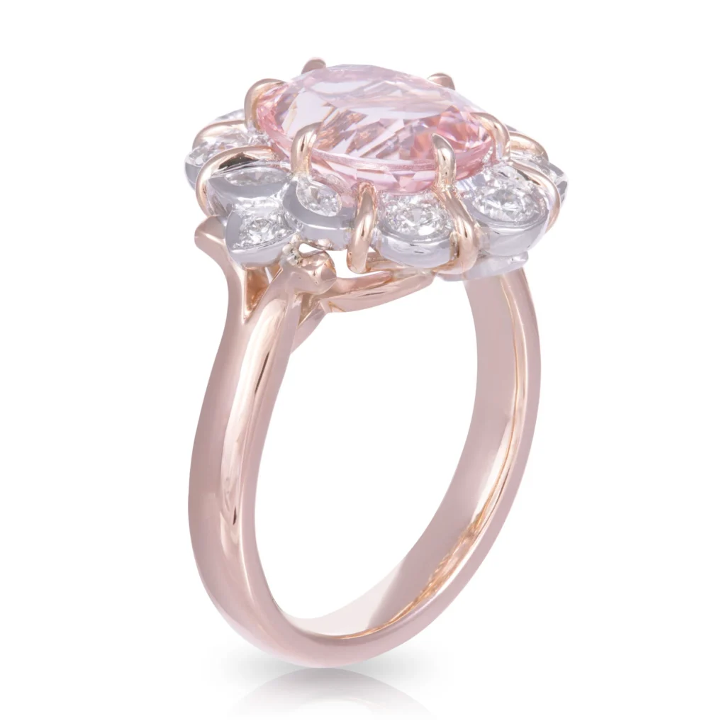 Blossum Morganite Dress Ring