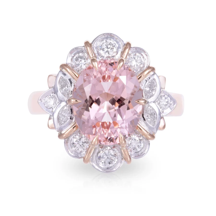 Blossom Morganite Dress Ring