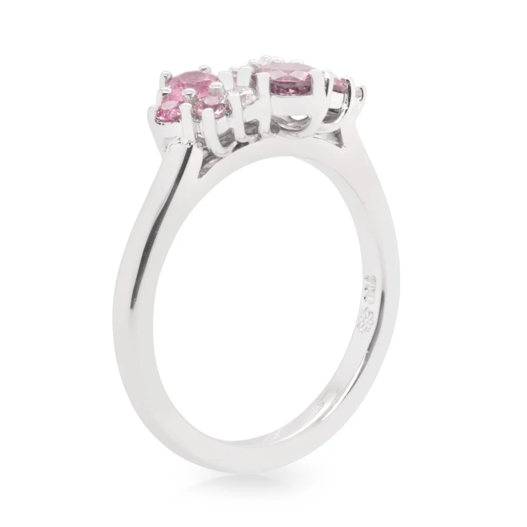Bubble Pink Spinel Ring