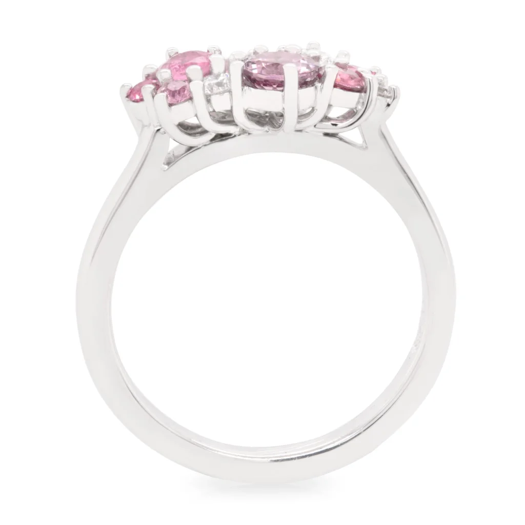 Bubble Pink Spinel Ring