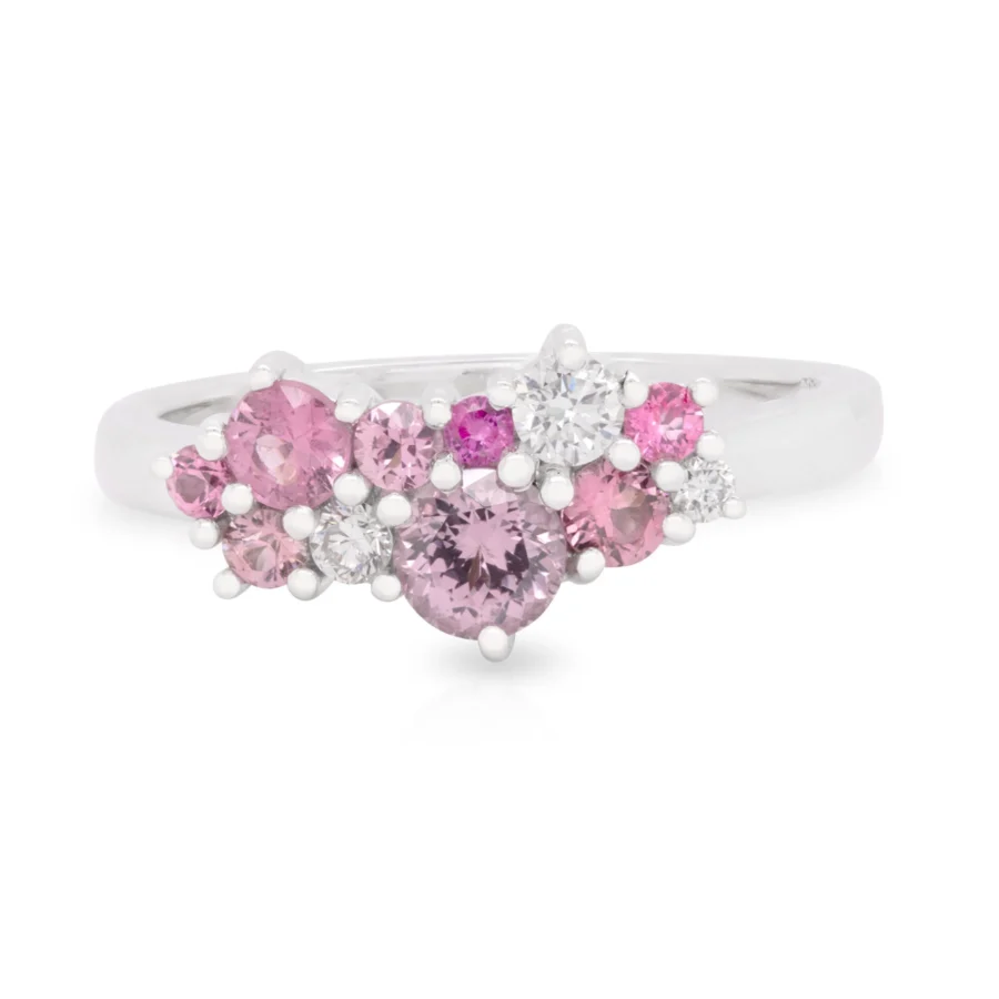 Bubble Pink Spinel Ring