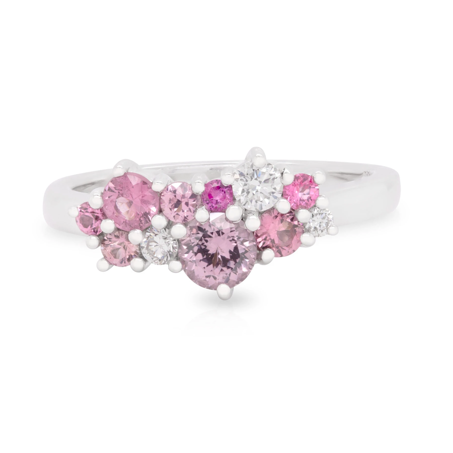 Bubble Pink Spinel Ring
