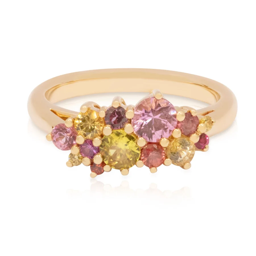 Bubbles Lemons and Peonies Ring