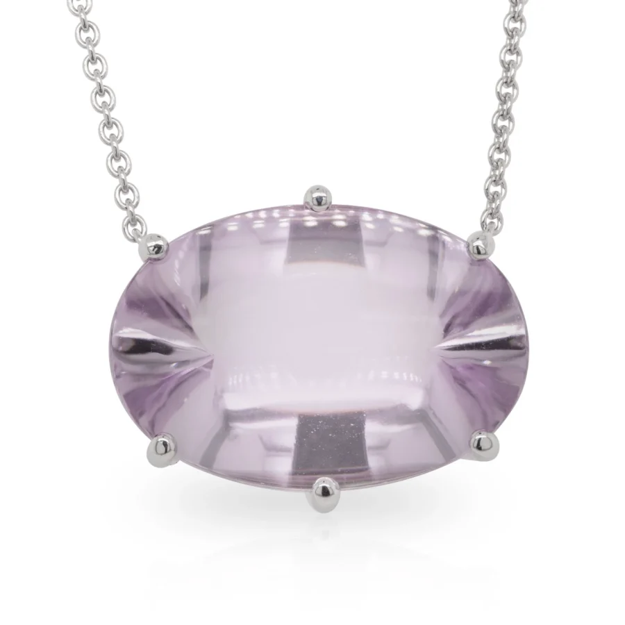 Cabochon Amethyst Pendant