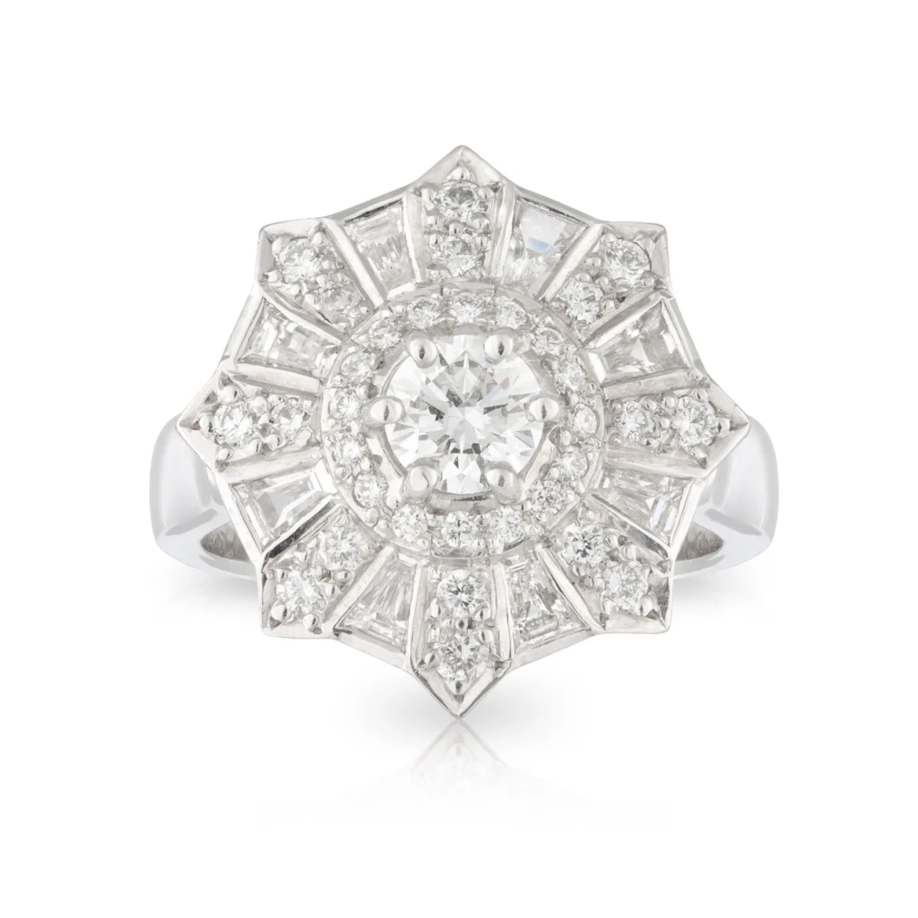 Diamond Fireworks Engagement Ring