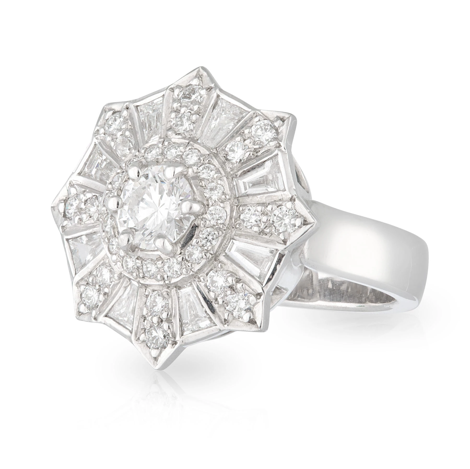 Diamond Fireworks Engagement Ring
