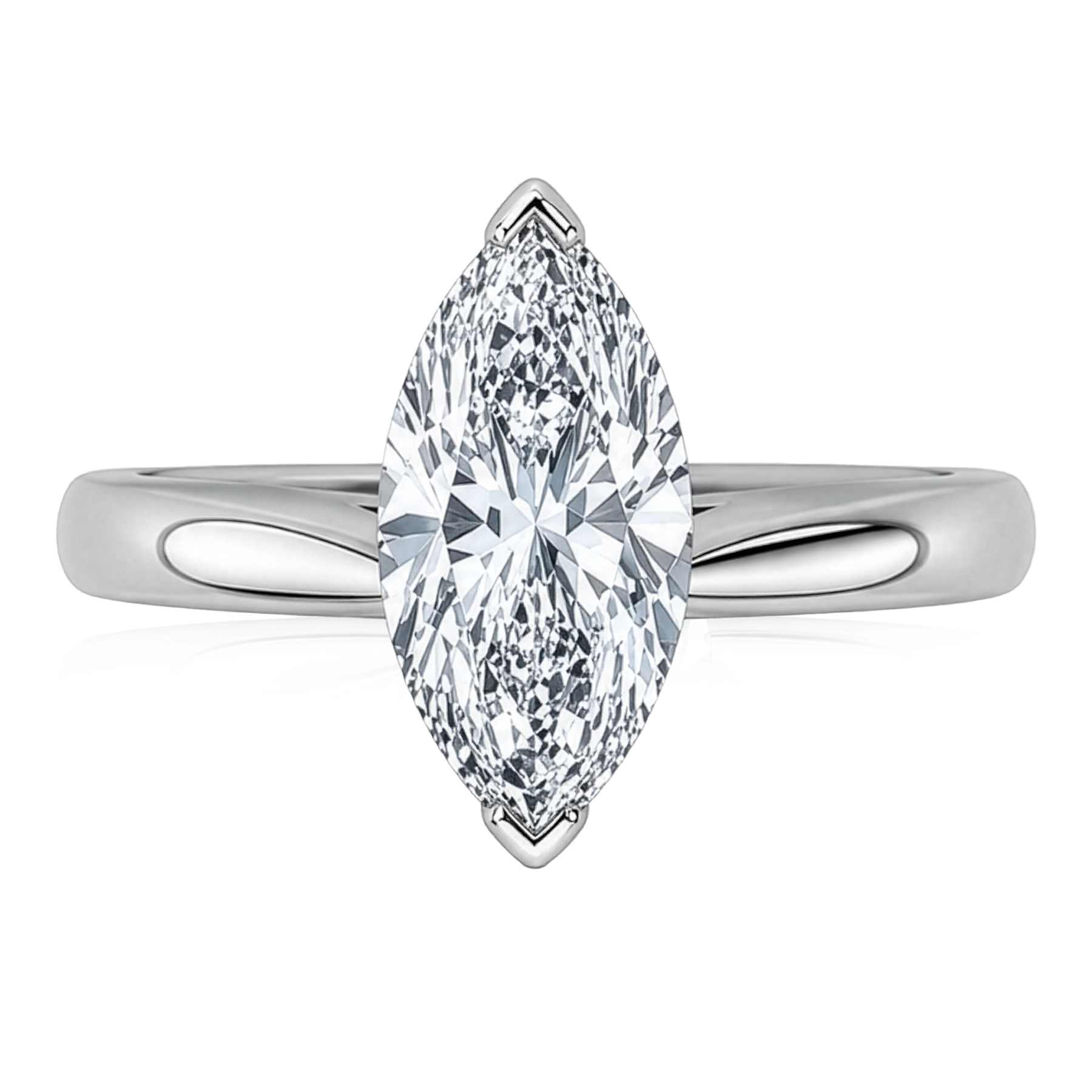 Diamond Marquise cut Engagement Ring