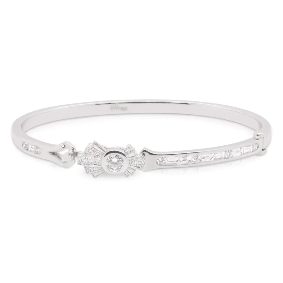 Empire Diamond Bangle Front