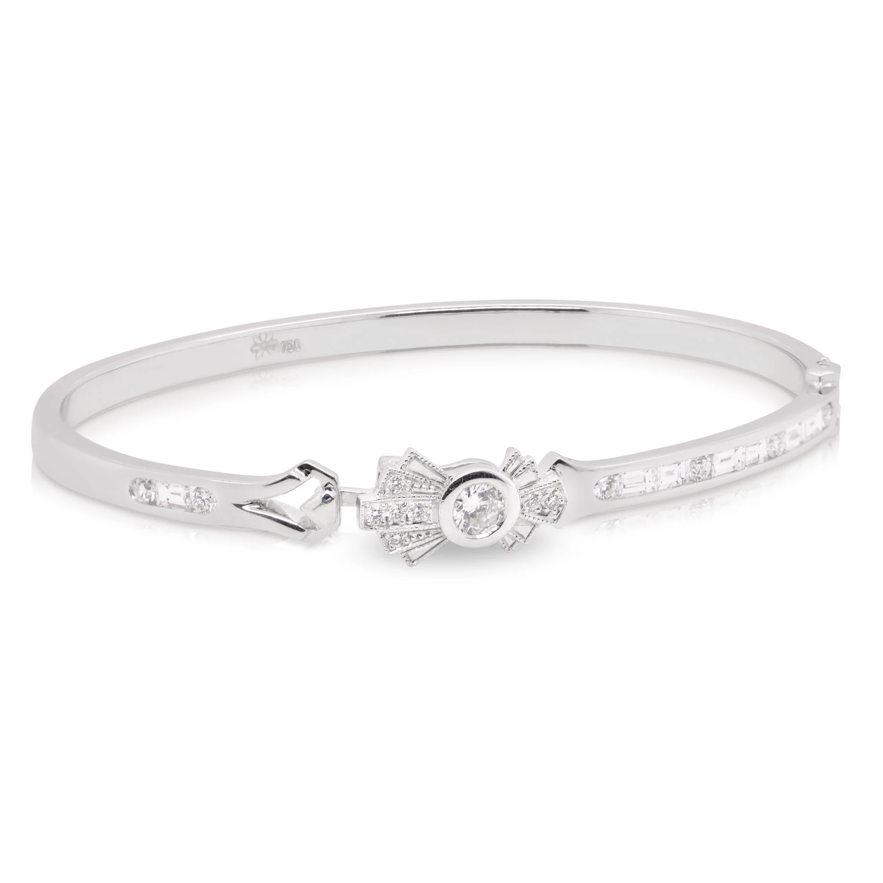 Empire Diamond Bangle
