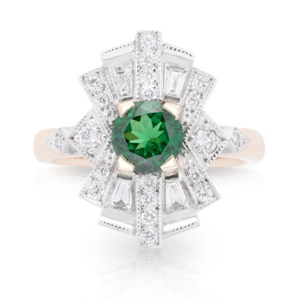 Empire Garnet Ring