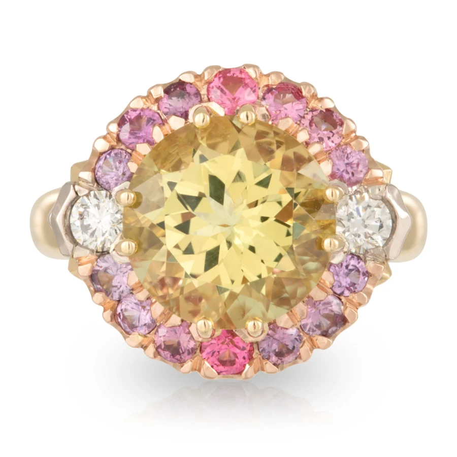 Lemons and Peonies Helidor Ring