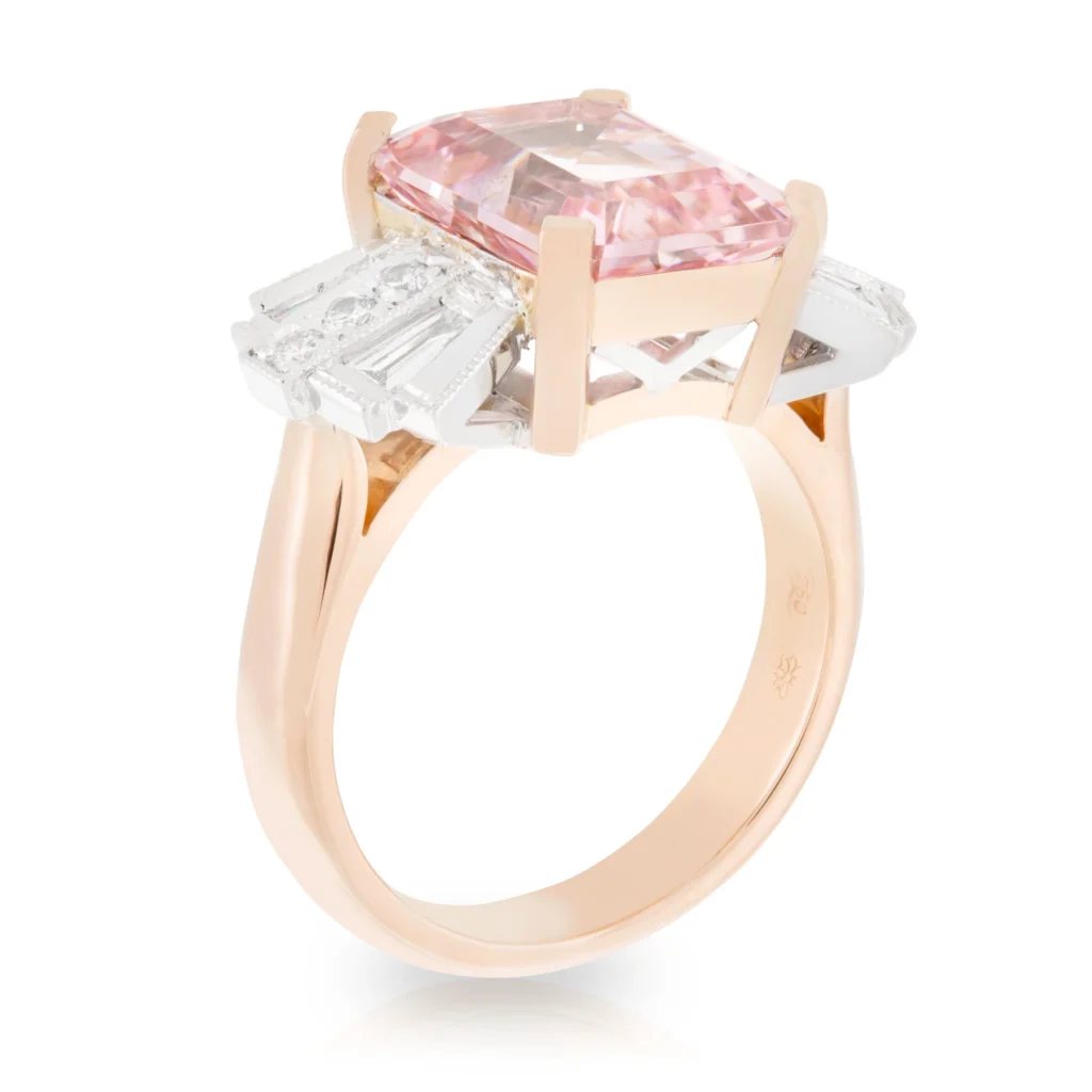 Morganite Bow Ring