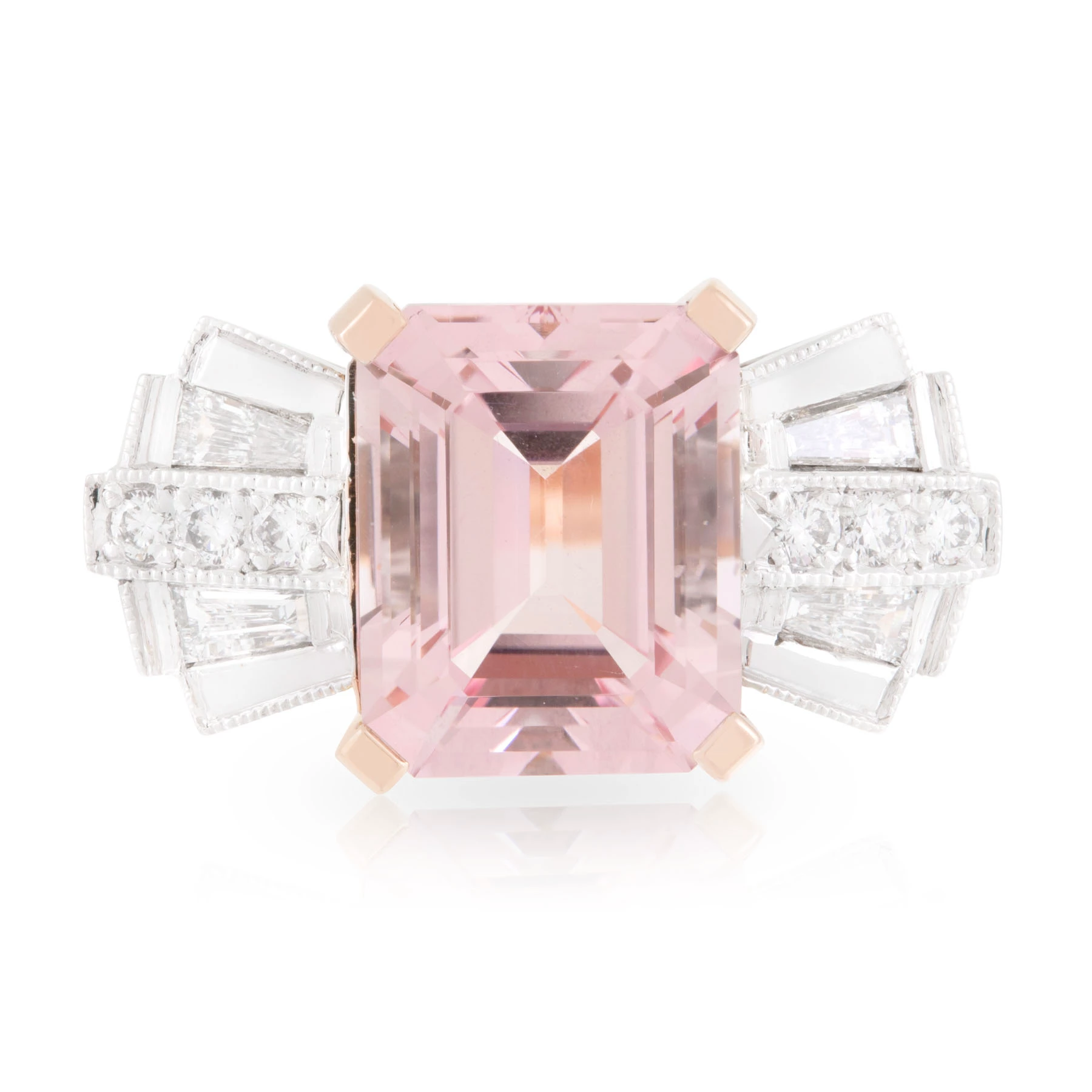 Morganite Bow Ring