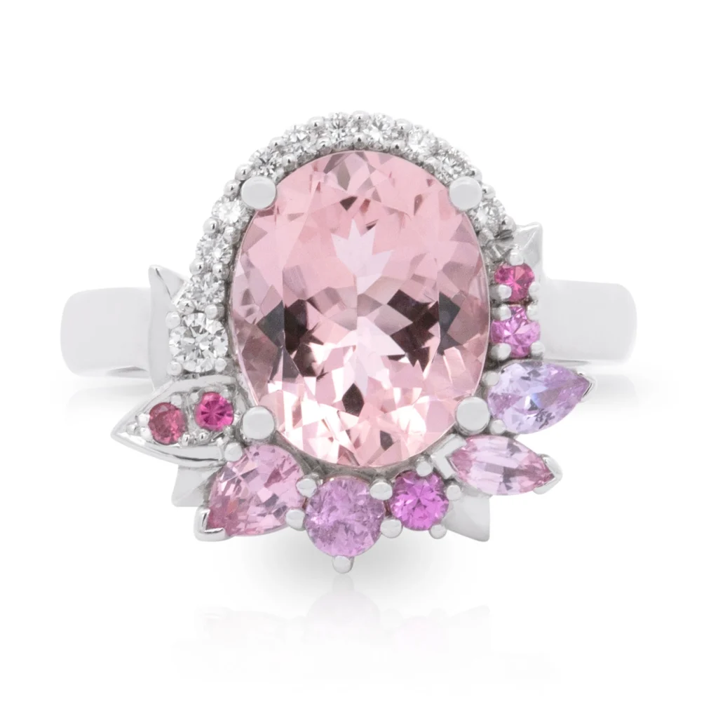 Sakura Morganite Ring