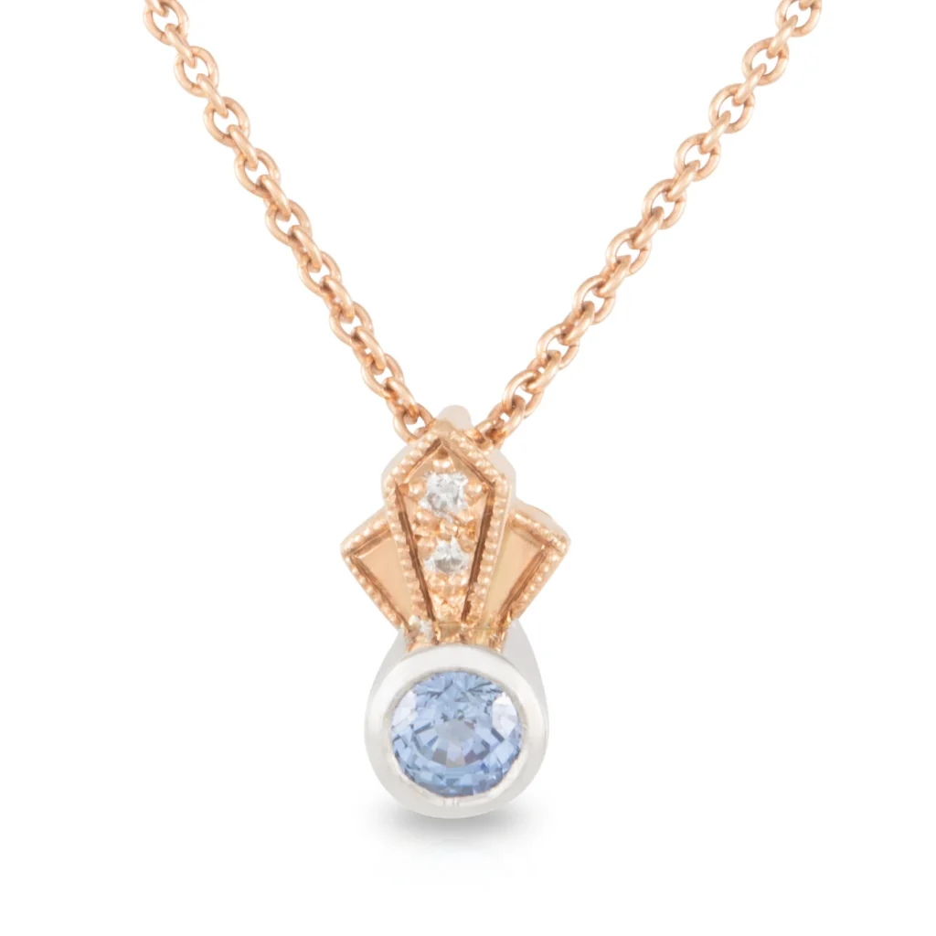 Sapphire and Diamond Pendant
