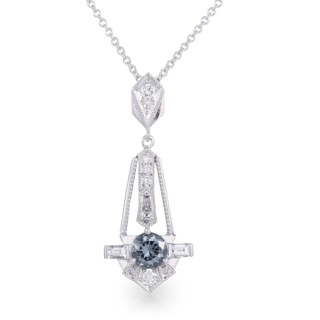Spinel Diamond Empire Pendant