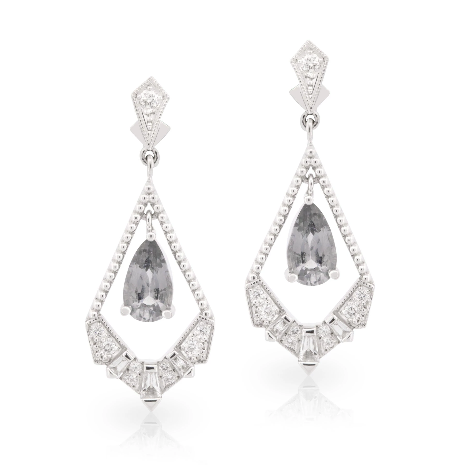 Stellar Spinel Drop Earrings