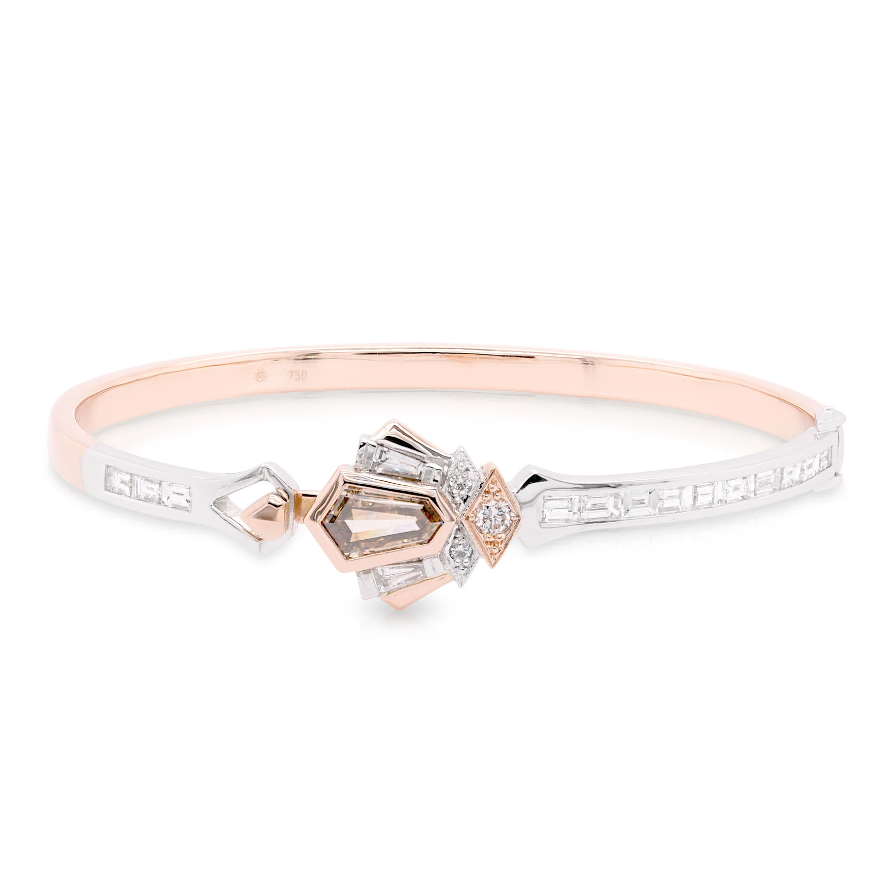 Tammy Cognac Diamond Bangle