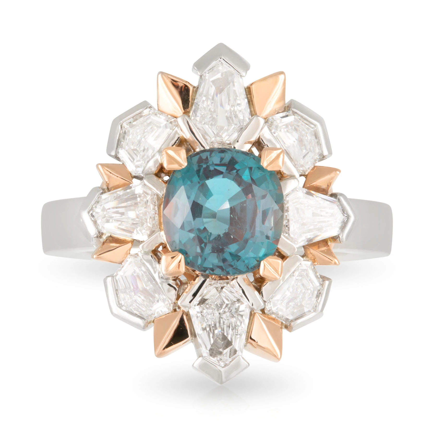 Tsarina Alexandrite Ring Front