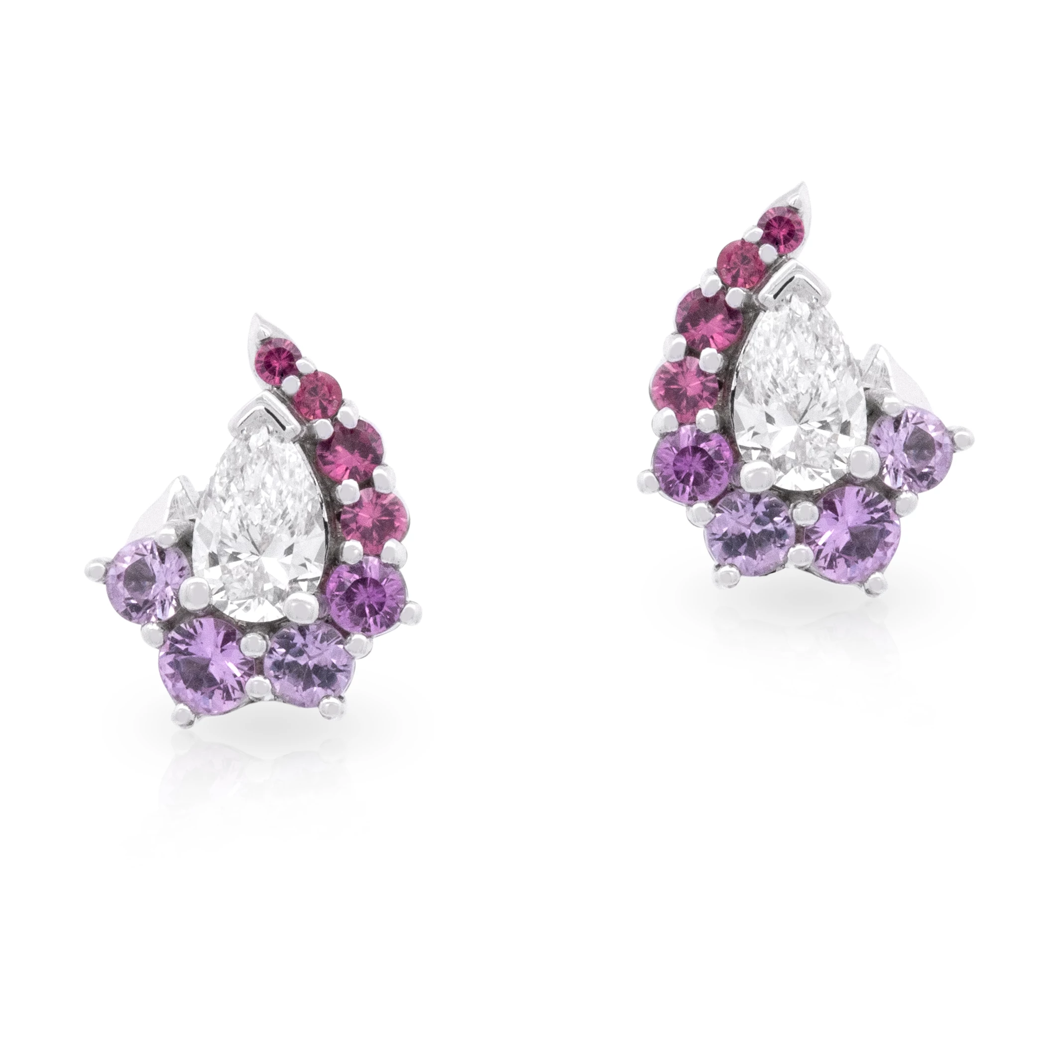 Sakura Earring Diamond Tops